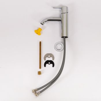 Смеситель для раковины CEZARES LEAF-LSM2-01-W0 — фото 2, Смесители для раковины