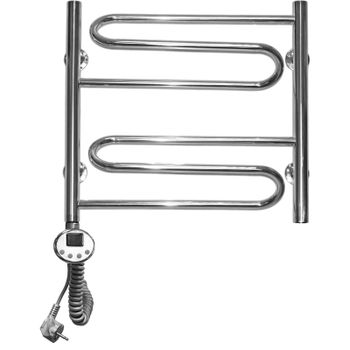 Электрический полотенцесушитель Domoterm Офелия П6 500*500 EL Хром — фото 1, Электрические полотенцесушители