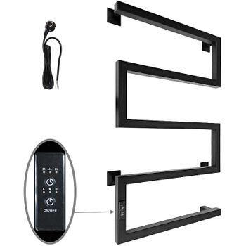 Электрический полотенцесушитель Altasan ШалимарПроф 80х50 ШалимарПроф8050ЧМ Черный муар — фото 1, Электрические полотенцесушители