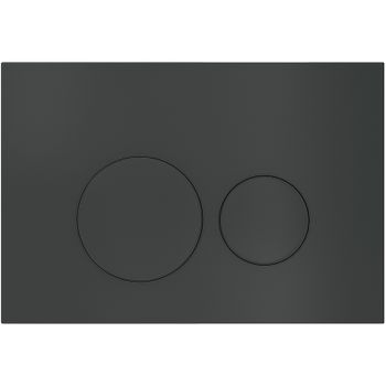 Клавиша смыва Creto Snap KL-CR-1.2-BM Черная матовая — фото 1, Кнопки смыва