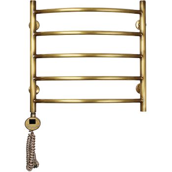 Электрический полотенцесушитель Domoterm Калипсо П5 500x500 АБР EL Античная бронза — фото 1, Электрические полотенцесушители