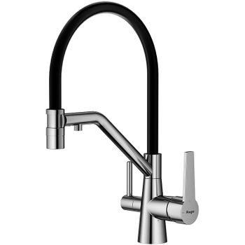 Смеситель для кухни Raglo R80.62.05 Сатин Черный — фото 1, Смесители для кухни