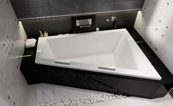 Акриловая ванна Riho Doppio 180x130 B034001005 (BA9100500000000) L без гидромассажа — фото 6, Акриловые ванны