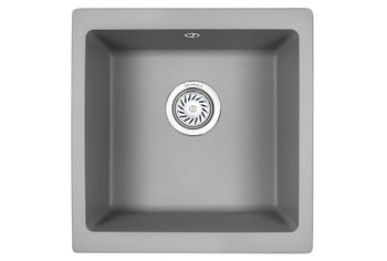 Granula-4451, АЛЮМИНИУМ, кухонная мойка, кварц — фото 1, Кухонные мойки