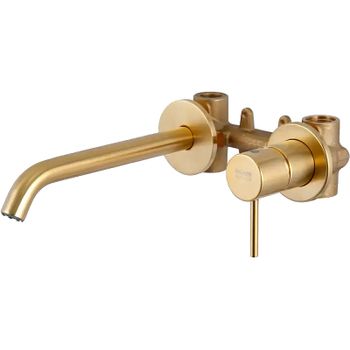 Смеситель для раковины Remer X-Style X15PLBG Золото брашированное — фото 3, Смесители для раковины