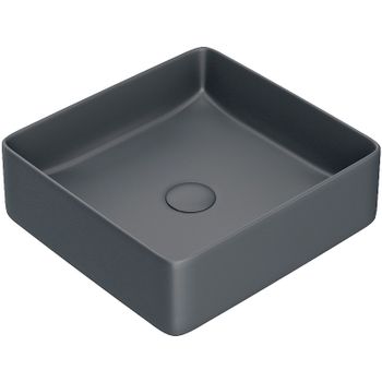 Раковина-чаша Iddis Slide 36 SLIGM01i27 Серая матовая — фото 1, Раковины накладные