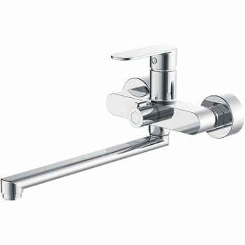 Смеситель для ванны Haiba HB22590 универсальный Хром — фото 1, Смеситель для ванны