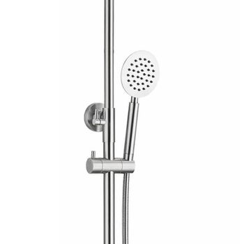 Душевая система Haiba HB24807 Нержавеющая сталь — фото 4, Душевые стойки
