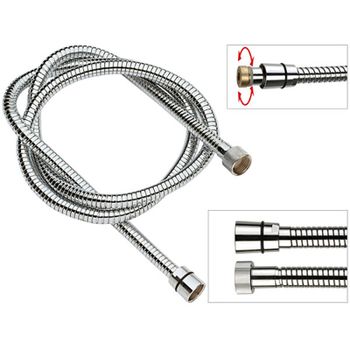 Душевой шланг Remer 333CNDGAT150 Хром — фото 1, Душевые шланги