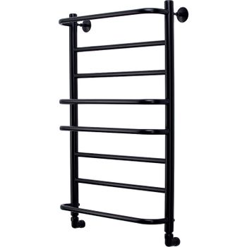 Водяной полотенцесушитель Comfysan Puro W-8 80x50 013028 Черный матовый — фото 1, Водяные полотенцесушители