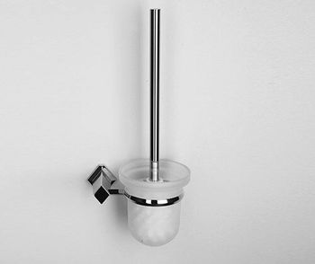 Аксесс Aller K-1127 Щетка для унитаза (блистер), с подств, навесная, хром, WasserKRAFT — фото 2, Ершики для унитаза