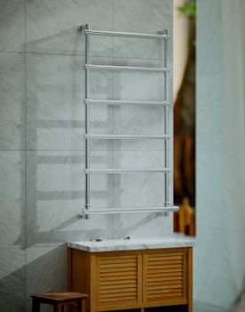 Электрический полотенцесушитель Margaroli Sole 542-6 BOX 5424706CRNB Хром — фото 6, Электрические полотенцесушители