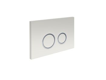 Панель смыва Aquatek Белая R ободок хром KDI-0000006 — фото 1, Кнопки смыва