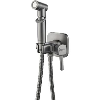 Гигиенический душ со смесителем Lemark Solo LM7165GM Графит — фото 1, Гигиенические души