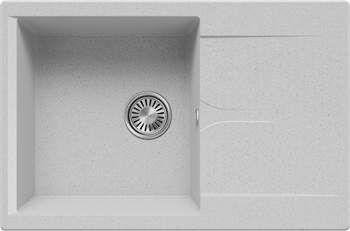 Кухонная мойка Polygran GALS-760 (№314 Светло-серый) — фото 1, Кухонные мойки