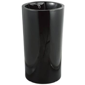 Раковина CeramaLux 46 NB135В Черная — фото 1, Раковины напольные