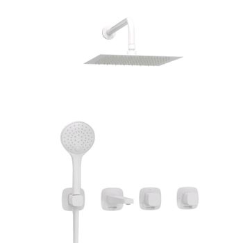 A9551.267.316.146.254.328.156.155 Встраиваемый комплект для ванны с верхней душевой насадкой, лейкой — фото 4, Встраиваемые душевые комплекты