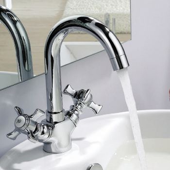 Смеситель для раковины Ledeme H11 1111-2L Хром — фото 3, Смесители для раковины