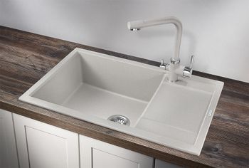 Granula-7805, БАЗАЛЬТ, кухонная мойка, кварц — фото 2, Кухонные мойки