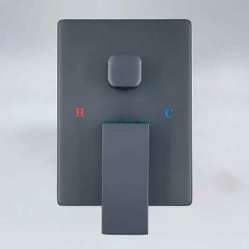 Душевая система ALMAes Leine TVZ-0810 Черная матовая — фото 6, Встраиваемые душевые комплекты