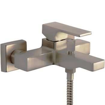 Смеситель для ванны Remer Absolute AU05NP Никель брашированный — фото 1, Смеситель для ванны