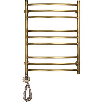 Электрический полотенцесушитель Domoterm Калипсо П9 500x700 АБР EL Античная бронза — фото 1, Электрические полотенцесушители