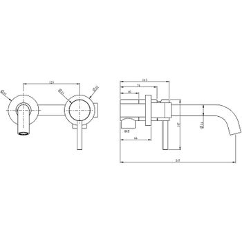 Смеситель для раковины Milacio Ultra MCU.552.SS Нержавеющая сталь — фото 6, Смесители для раковины