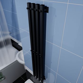 Электрический полотенцесушитель Altasan АргоПроф 120х21 АргоПроф12021ЧМ Черный муар — фото 2, Электрические полотенцесушители