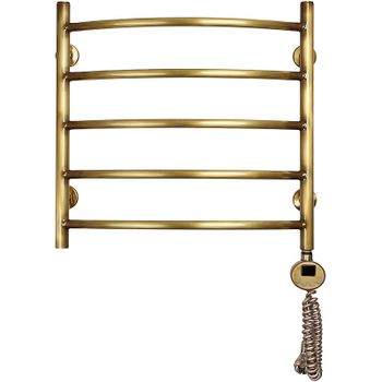 Электрический полотенцесушитель Domoterm Калипсо П5 500x500 АБР ER Античная бронза — фото 1, Электрические полотенцесушители