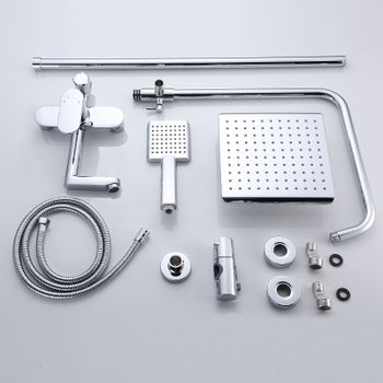 Душевая система Bond B01-9400 Хром — фото 5, Душевые стойки