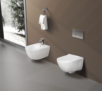 Унитаз подвесной с функцией биде безободковый фарфоровый AQUATEK ДИВА AQ2012B-00 510*350*360 мм, гор — фото 13, Подвесные унитазы