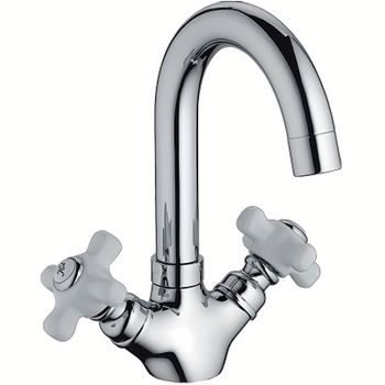 Смеситель для раковины Haiba HB1218 Хром — фото 1, Смесители для раковины