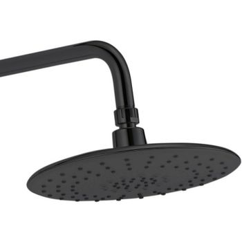 Душевая система Haiba HB24814-7 Черная матовая — фото 2, Душевые стойки