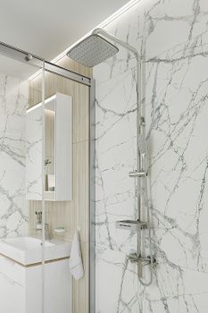 Душевая система Lemark Tropic LM7002C Хром — фото 9, Душевые стойки