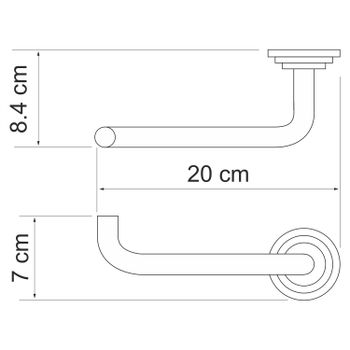 Ammer K-7096 Держатель туалетной бумаги — фото 4, Держатели туалетной бумаги