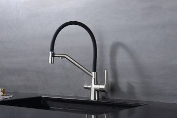 Смеситель для кухни Raglo R80.62.05 Сатин Черный — фото 21, Смесители для кухни