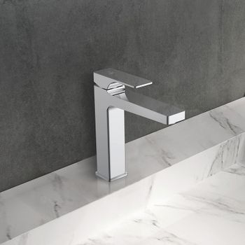 Смеситель для раковины Rose R10 R1001 Хром — фото 3, Смесители для раковины