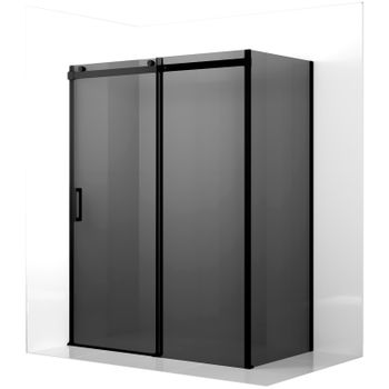 Душевой уголок Ambassador Benefit 160x110 19022205HBB-110HBB профиль Черный стекло тонированное — фото 1, Прямоугольные душевые уголки