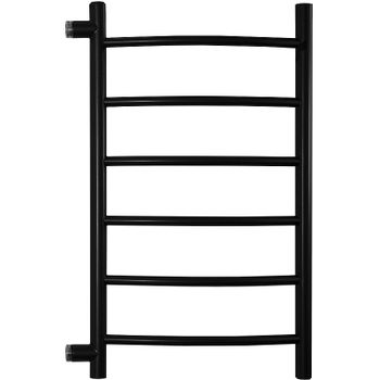 Водяной полотенцесушитель Energy Step 600x400 EWTR0STEP06040R905M Черный матовый — фото 1, Водяные полотенцесушители