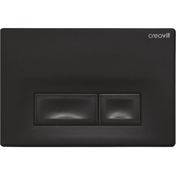 Клавиша смыва Creavit Ore GP3002.01 Черная матовая — фото 1, Кнопки смыва
