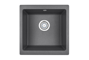 Товар: Granula-4451, ГРАФИТ (ЧЁРНО-СЕРЫЙ), кухонная мойка, кварц - фото 1 Granula-4451, ГРАФИТ (ЧЁРНО-СЕРЫЙ), кухонная мойка, кварц — фото 1, Кухонные мойки