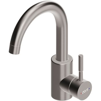 Смеситель для раковины Dorff Logic D3002101SS Нержавеющая сталь — фото 1, Смесители для раковины