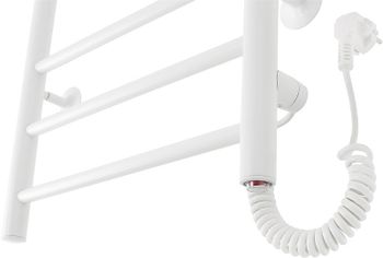 Электрический полотенцесушитель Domoterm Классик DMT 109-6 50x80 EK R Белый матовый — фото 2, Электрические полотенцесушители