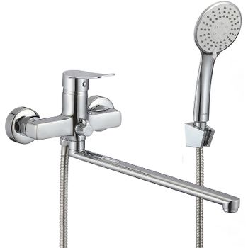 Смеситель для ванны Milardo Demi DEMSB00M10 универсальный Хром — фото 1, Смеситель для ванны