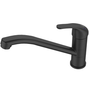 Смеситель для кухни Milardo Meal M02BLR0M05 Черный матовый — фото 1, Смесители для кухни