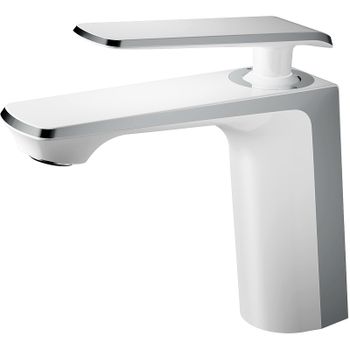 Смеситель для раковины Haiba HB10548-8 Белый Хром — фото 1, Смесители для раковины