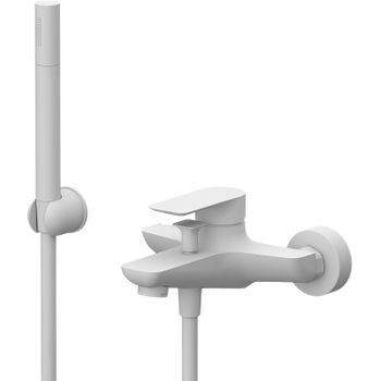 Смеситель для ванны Remer Infinity I02BO Белый матовый — фото 1, Смеситель для ванны