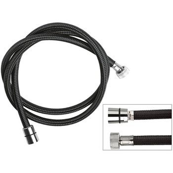 Душевой шланг Remer 332CNNY200 Черный матовый — фото 1, Душевые шланги