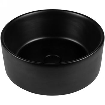 Раковина-чаша Bond 39 S53-398 Черная матовая — фото 1, Раковины накладные