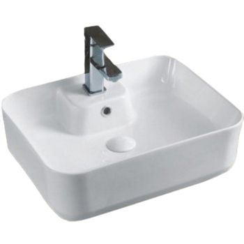 Раковина-чаша CeramaLux 51 9445 Белая — фото 1, Раковины накладные